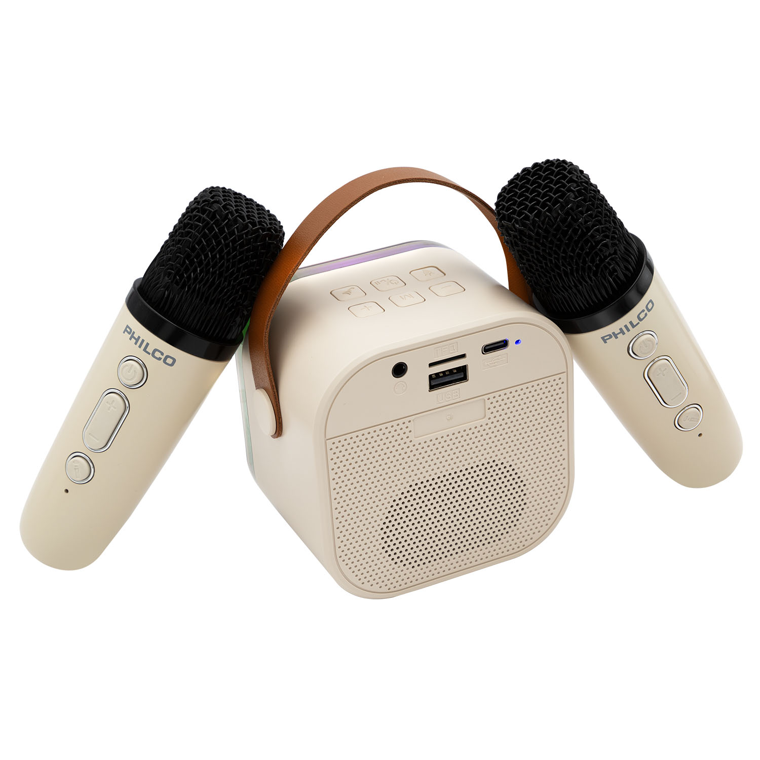 PARLANTE KARAOKE 2 MIC TWS PHILCO - 3