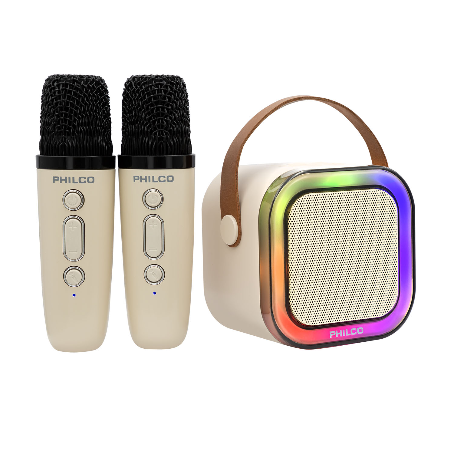 PARLANTE KARAOKE 2 MIC TWS PHILCO - 4