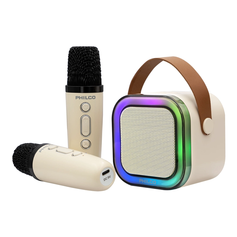 PARLANTE KARAOKE 2 MIC TWS PHILCO - 5