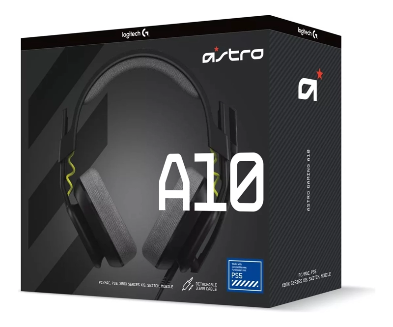 ASTRO GAMING A10 AUDIFONOS GEN 2 CON CABLE PARA PS NEGRO - 3