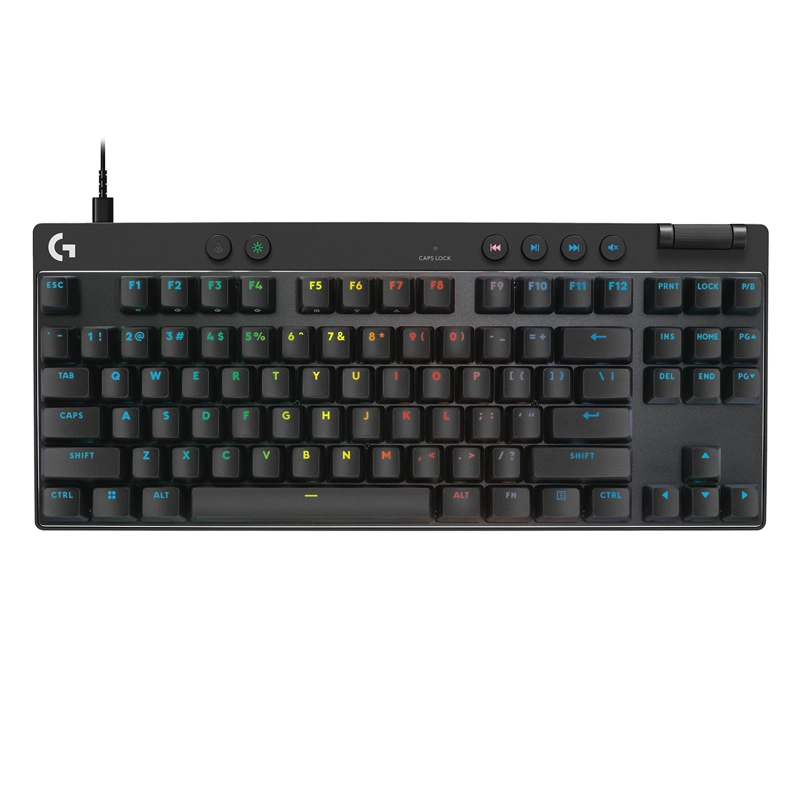TECLADO  PRO X TKL RAPID US BLACK - 1