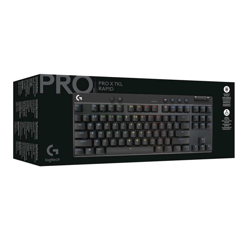 TECLADO  PRO X TKL RAPID US BLACK - 5