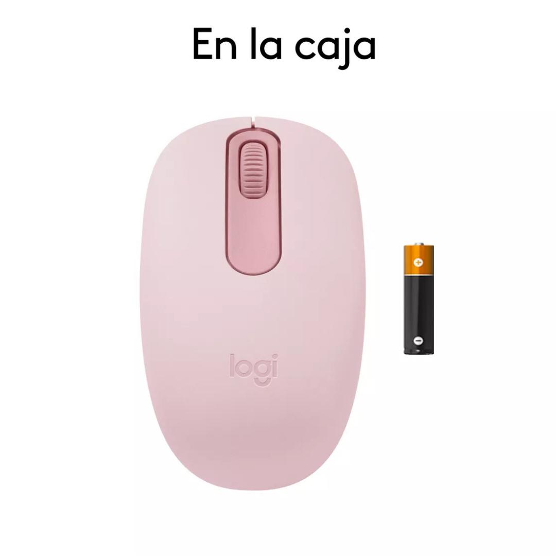 MOUSE INALAMBRICO BLUETOOTH LOGITECH M196 ROSA - 5