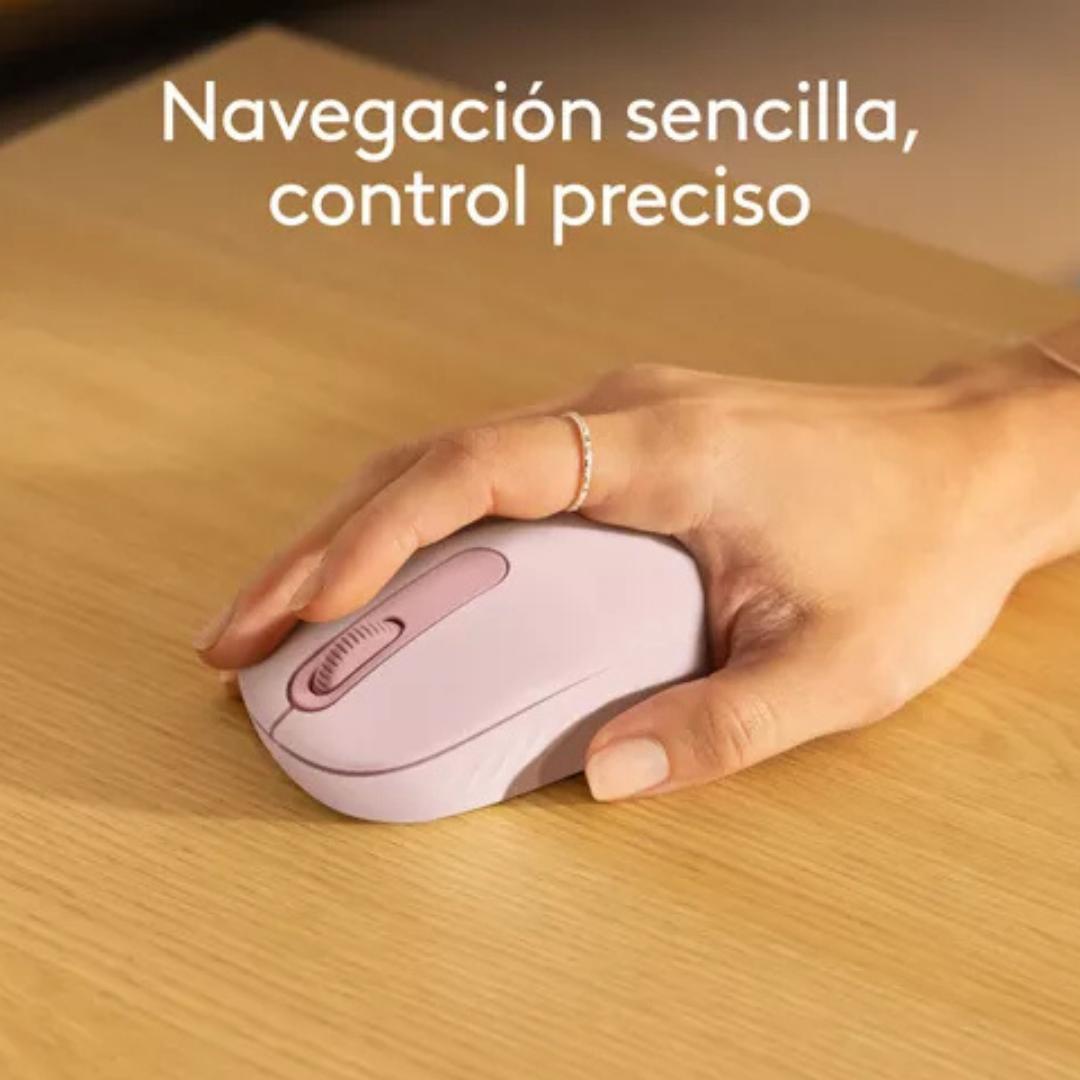 MOUSE INALAMBRICO BLUETOOTH LOGITECH M196 ROSA - 6