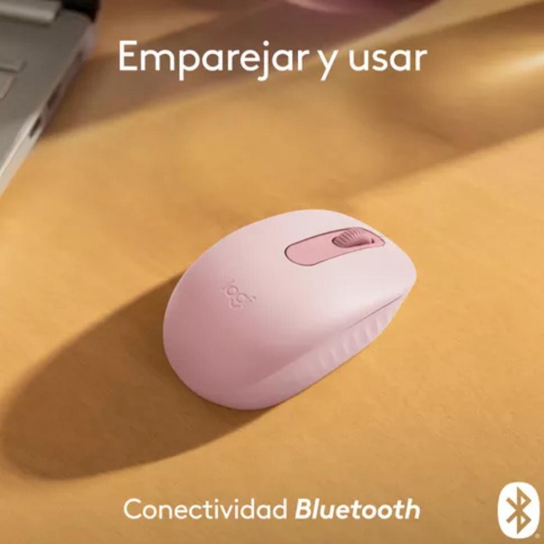 MOUSE INALAMBRICO BLUETOOTH LOGITECH M196 ROSA - 7