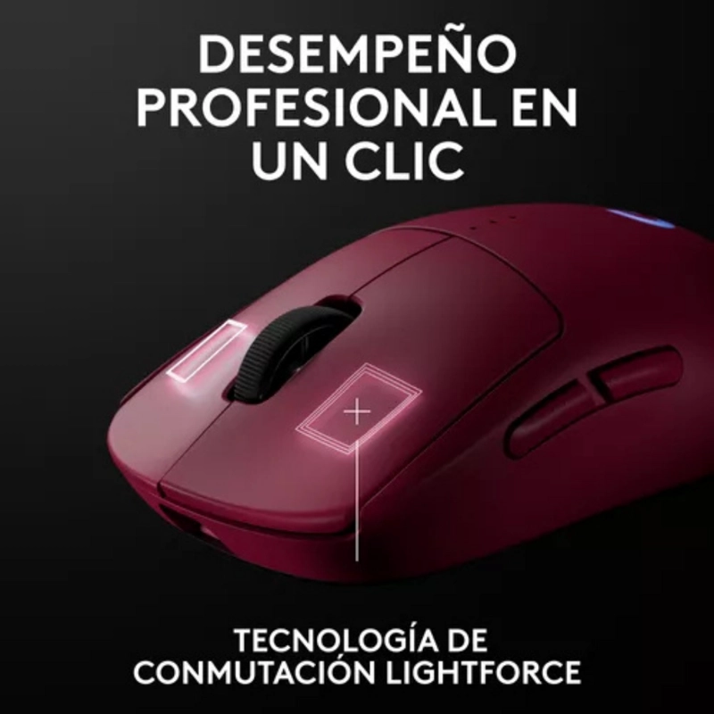 MOUSE INALAMBRICO GAMER LOGITECH G PRO 2 LIGHTSPEED MAGENTA - 4