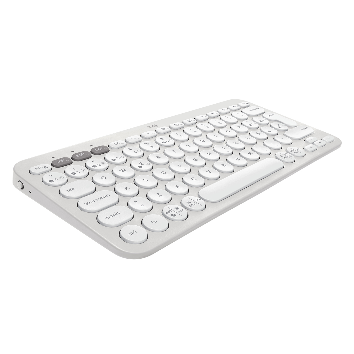 TECLADO PEBBLE 2 K380 BLANCO - 1