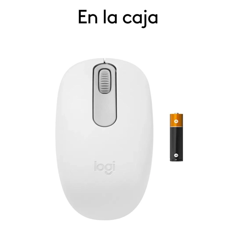 MOUSE INALAMBRICO BLUETOOTH LOGITECH M196 BLANCO - 5