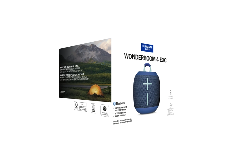 PARLANTE LOGITECH AZUL PORT. WONDERBOOM 4 - 4