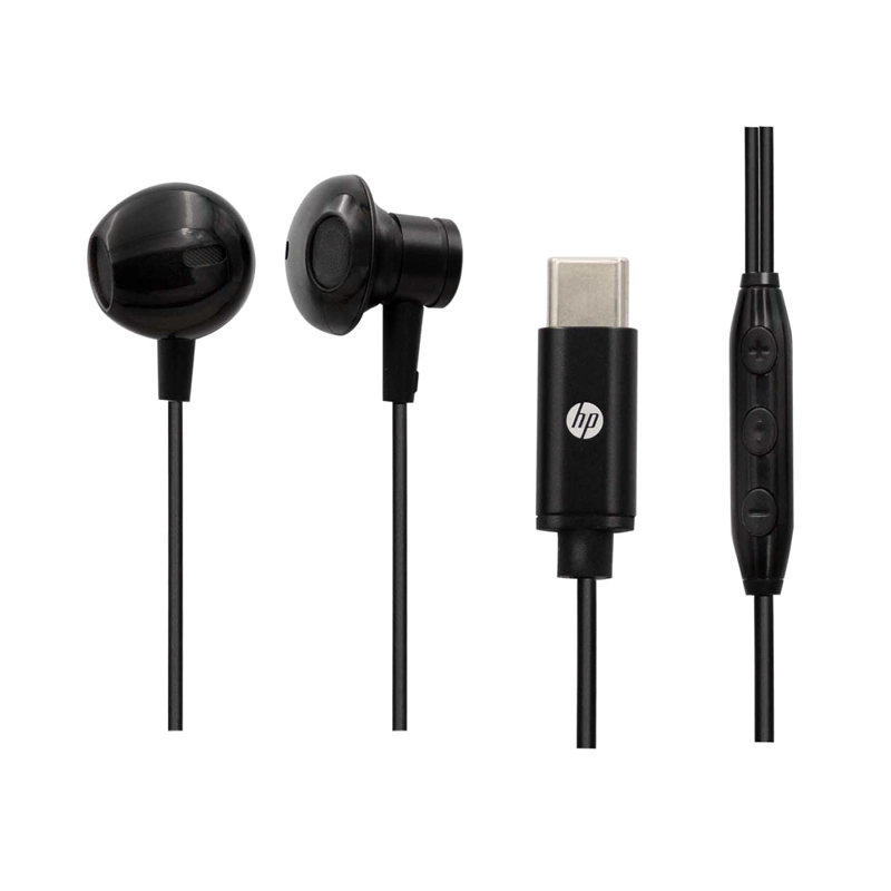 AUDIFONOS MANOS LIBRES HP IN EAR DHH-1126 TYPE C NEGRO - 2