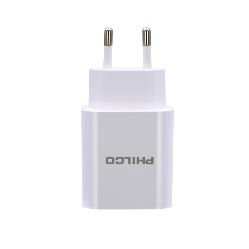 CARGADOR DE PARED QC3.0 C/PUERTO TIPO C SIN CABLE 20W PHILCO - 3