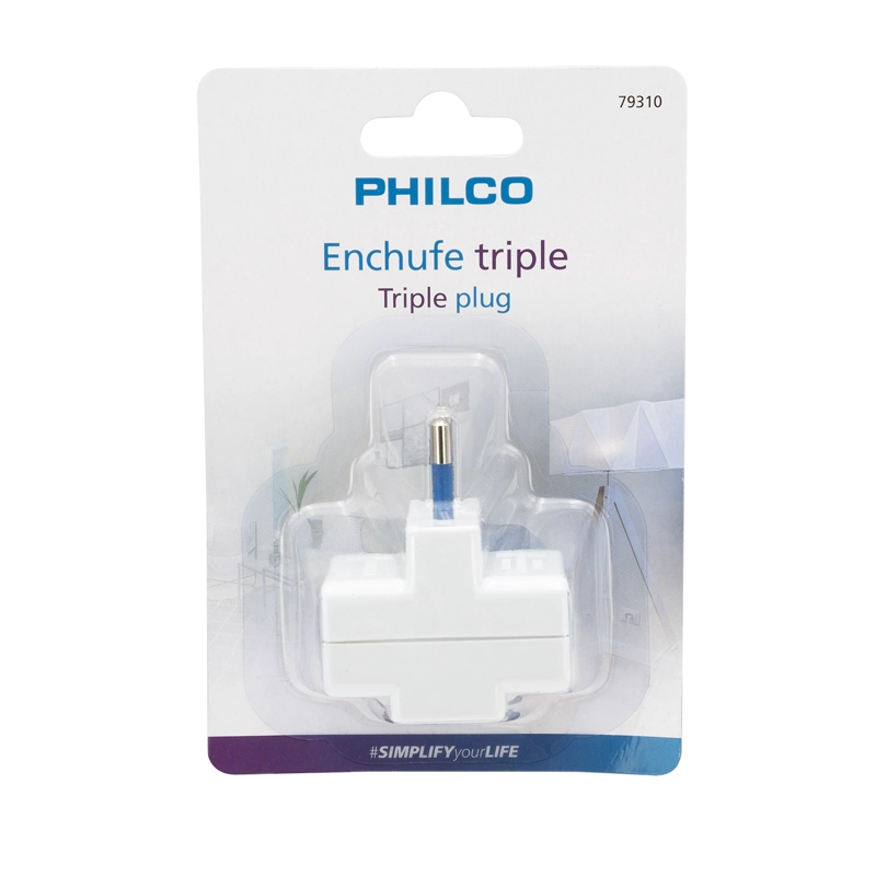 ENCHUFE TRIPLE 79310 BLANCO PHILCO - 4