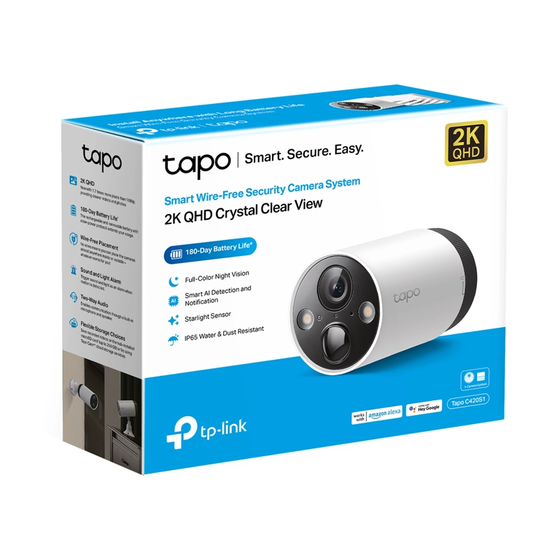 KIT CAMARA TAPO C420S1 1 CAMARA WI-FI - 2