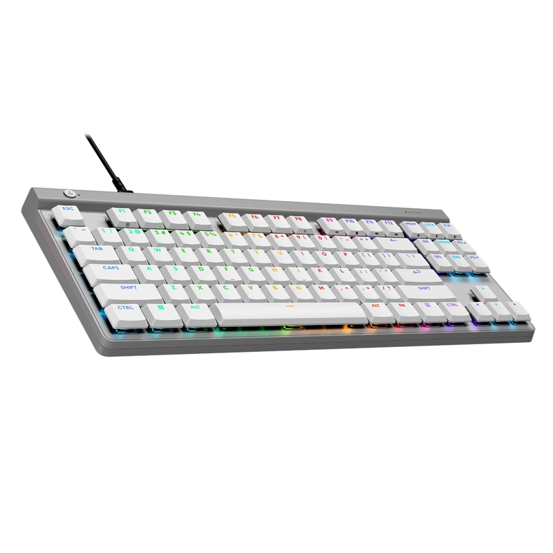 TECLADO GAMER CON CABLE LOGITECH G515 TKL, BLANCO INGLE S - 2