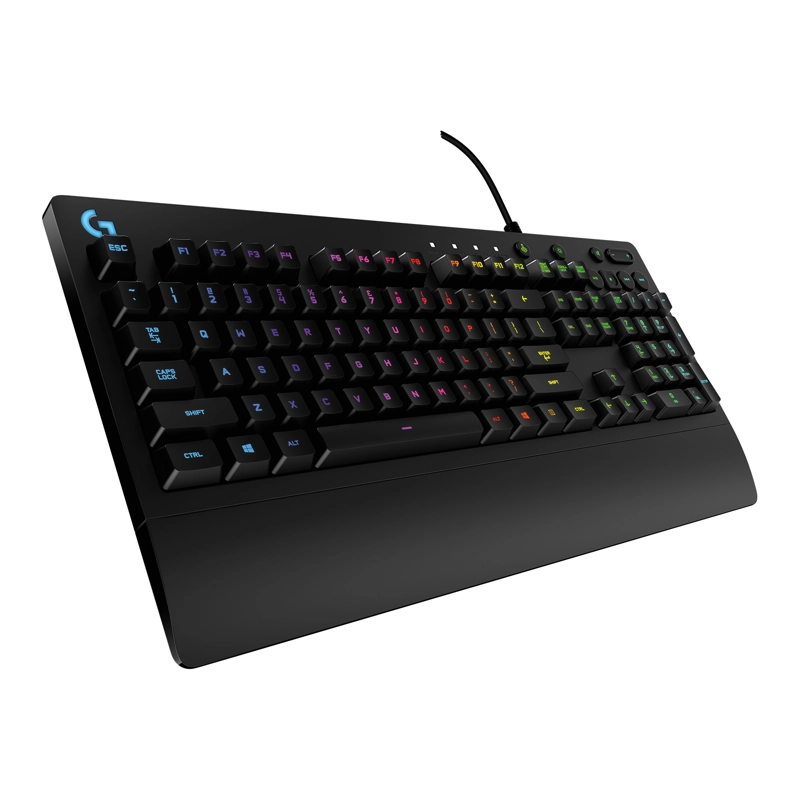 TECLADO LOGITECH G213 MULTICOLOR GAMING QWERTY NEGRO - 2