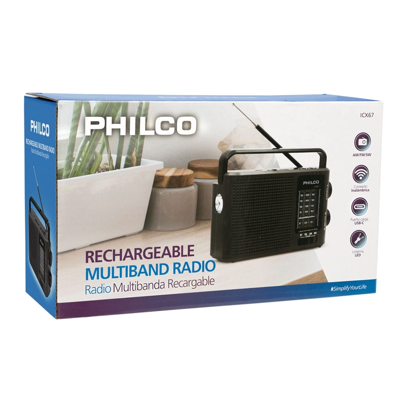 RADIO MULTIBANDA PHILCO ICX67 - 7