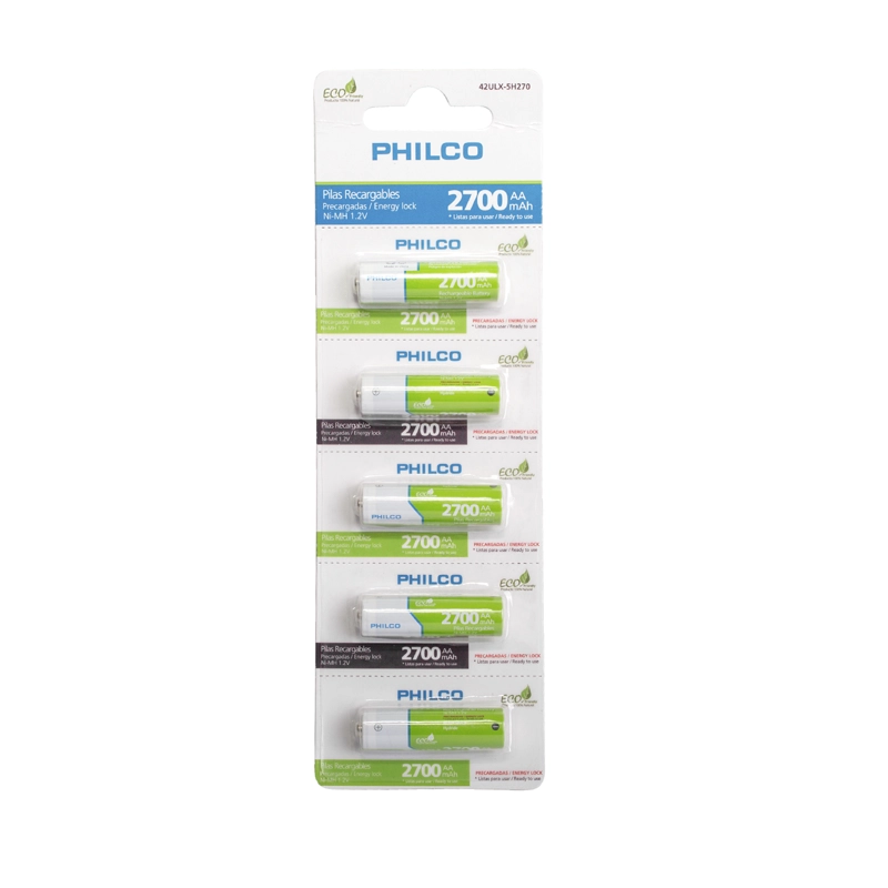 PILAS PRE-CARGADAS  BLISTER 5 PILAS AA  2700 MAH ULTRA OPEN BOX - 3