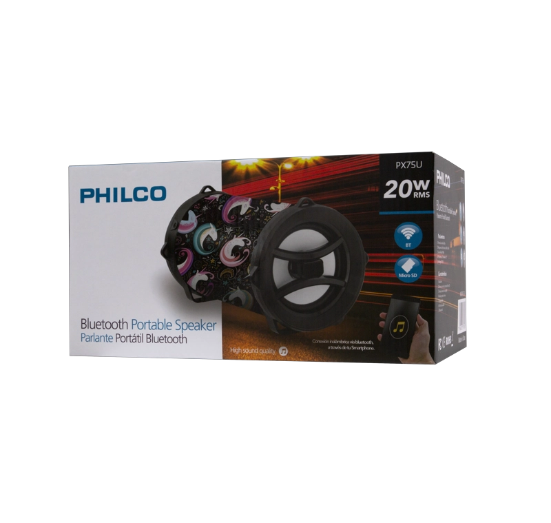 BAZOOKA LED BLUETOOTH PX75 UNICORNIO PHILCO OPEN BOX - 5