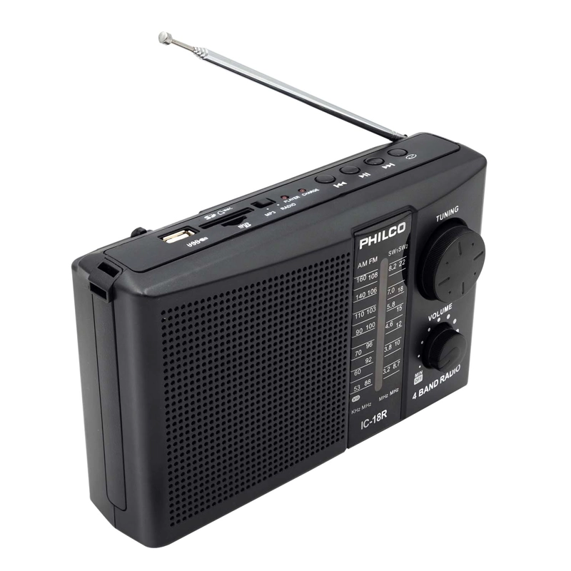 RADIO PHILCO IC 18-R MULTIBANDAS RECARGABLE OPEN BOX - 4