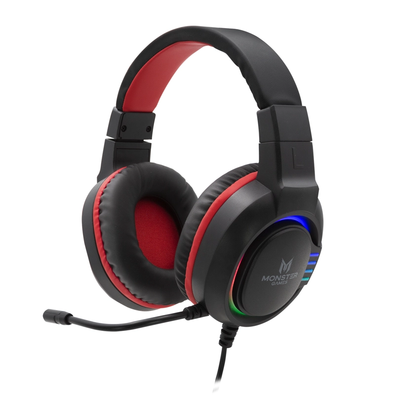 AU713 HEADSET GAMER MONSTER FIRE SONIDO 7.1 USB OPEN BOX - 2