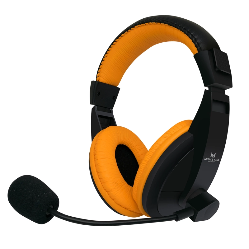 550RG HEADSET GAMER MONSTER LOUD ORANGE OPEN BOX - 2