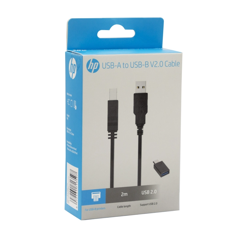CABLE P/IMPRESORA C/PUERTO USB Y USB-C + ADAPTADOR OPEN BOX - 4
