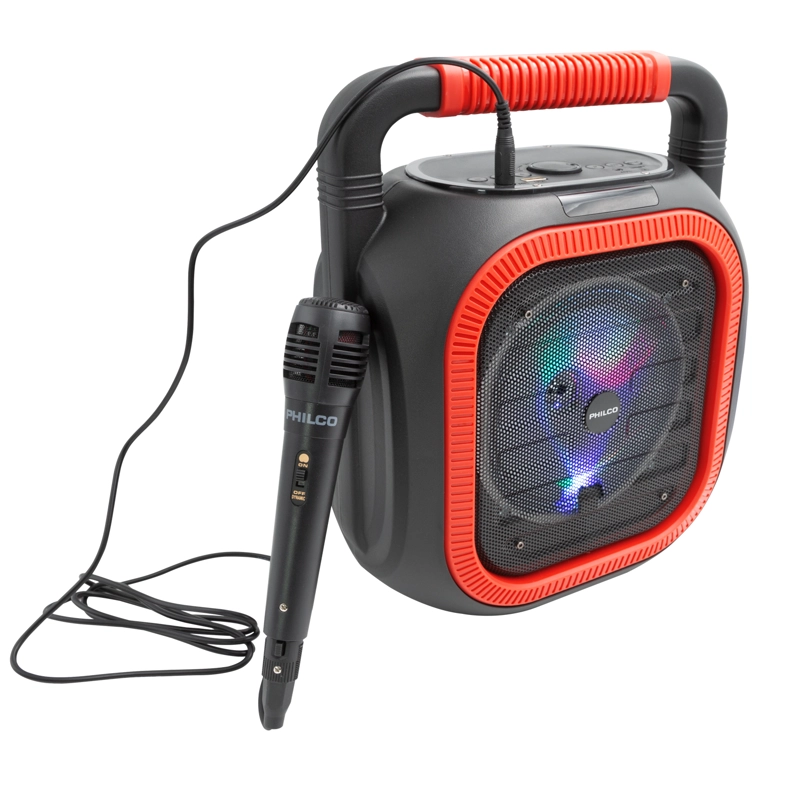 PARLANTE KARAOKE 765RD 6.5  PHILCO ROJO OPEN BOX - 4