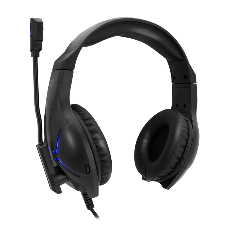 AUDIFONO  ON EAR USB+3,5 LED DHE-8001 OPEN BOX - 5
