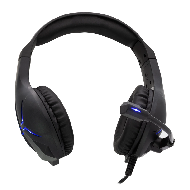 AUDIFONO  ON EAR USB+3,5 LED DHE-8001 OPEN BOX - 6