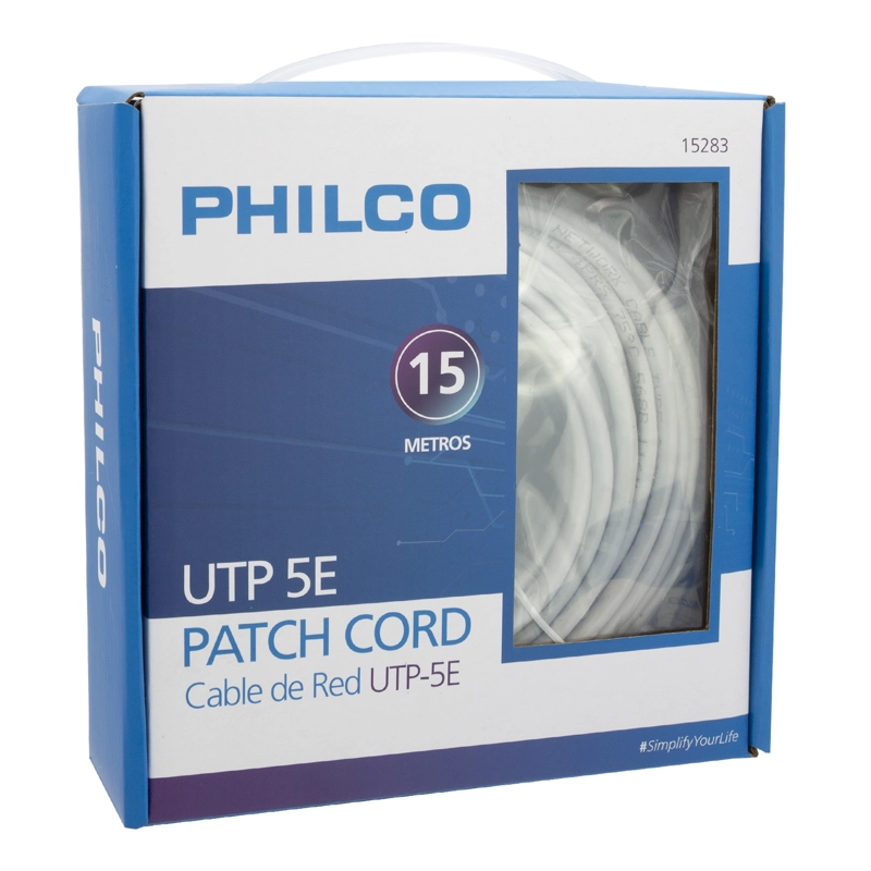 CABLE DE RED UTP-5E 15 METROS PHILCO OPEN BOX - 2