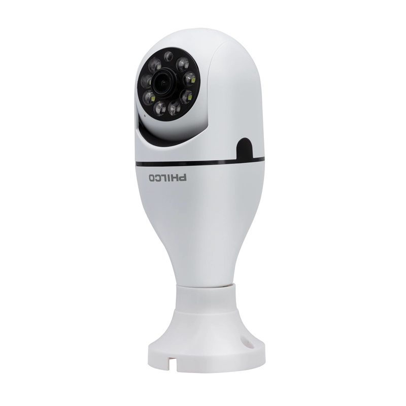 CAMARA SEGURIDAD CCTV WIFI TIPO AMPOLLETA 2MP W9120, PHILCO COLOR BLANCO OPEN BOX - 3