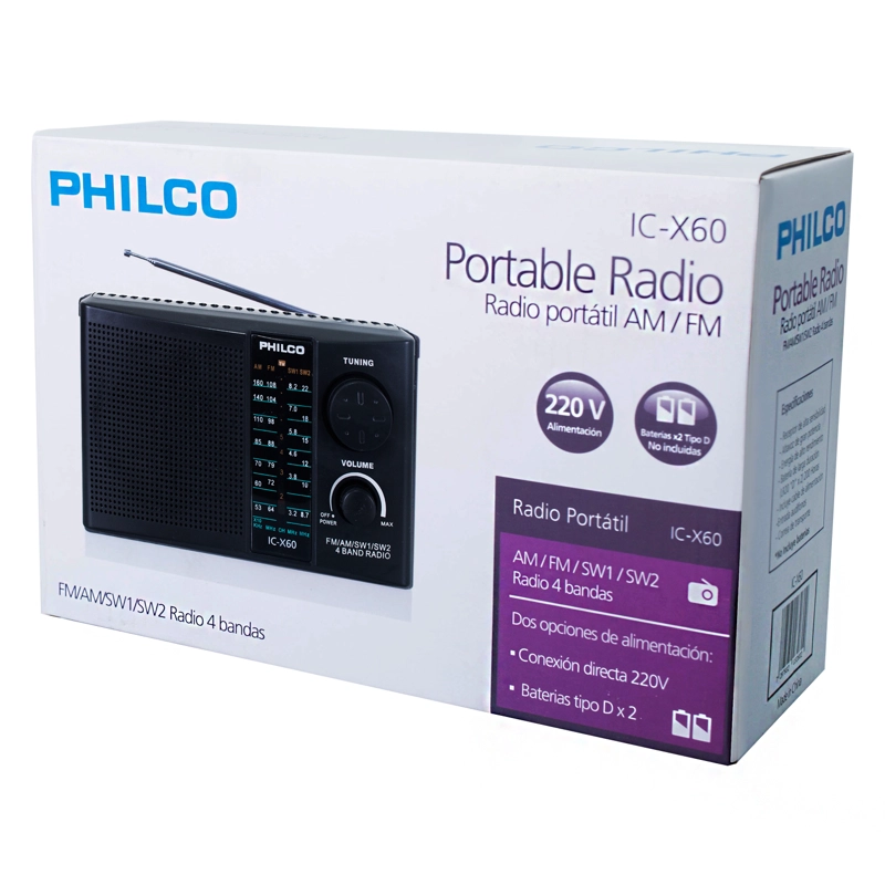 RADIO AM / FM / SW1 PHILCO OPEN BOX - 2