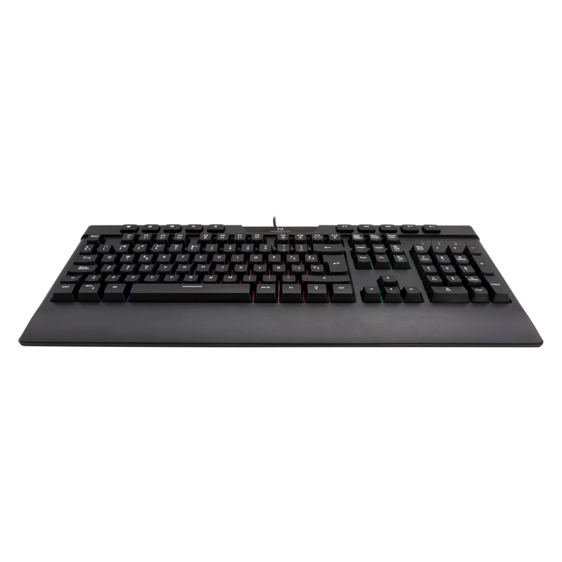 TECLADO GAMER MONSTER INCEPTION QWERTY COLOR NEGRO CON LUZ MULTICOLOR OPEN BOX - 6