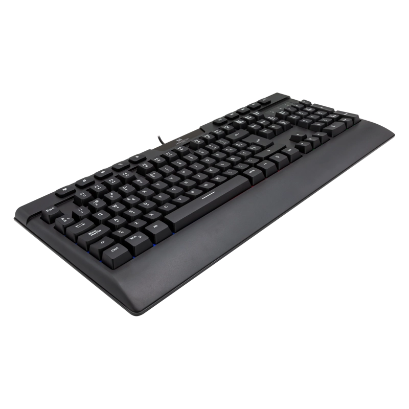 TECLADO GAMER MONSTER INCEPTION QWERTY COLOR NEGRO CON LUZ MULTICOLOR OPEN BOX - 7