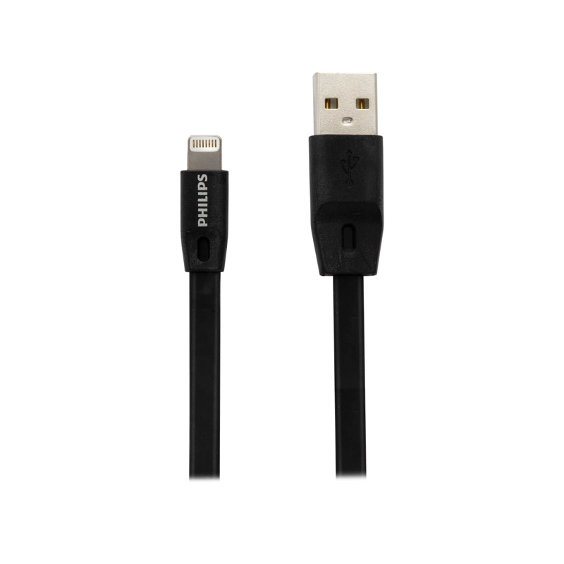 CABLE LIGHTNING 1.2 MTS GOMA PLANO NEGRO DLC2508CB OPEN BOX - 3