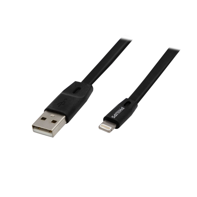 CABLE LIGHTNING 1.2 MTS GOMA PLANO NEGRO DLC2508CB OPEN BOX - 4