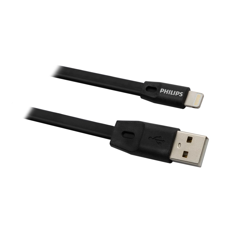 CABLE LIGHTNING 1.2 MTS GOMA PLANO NEGRO DLC2508CB OPEN BOX - 5
