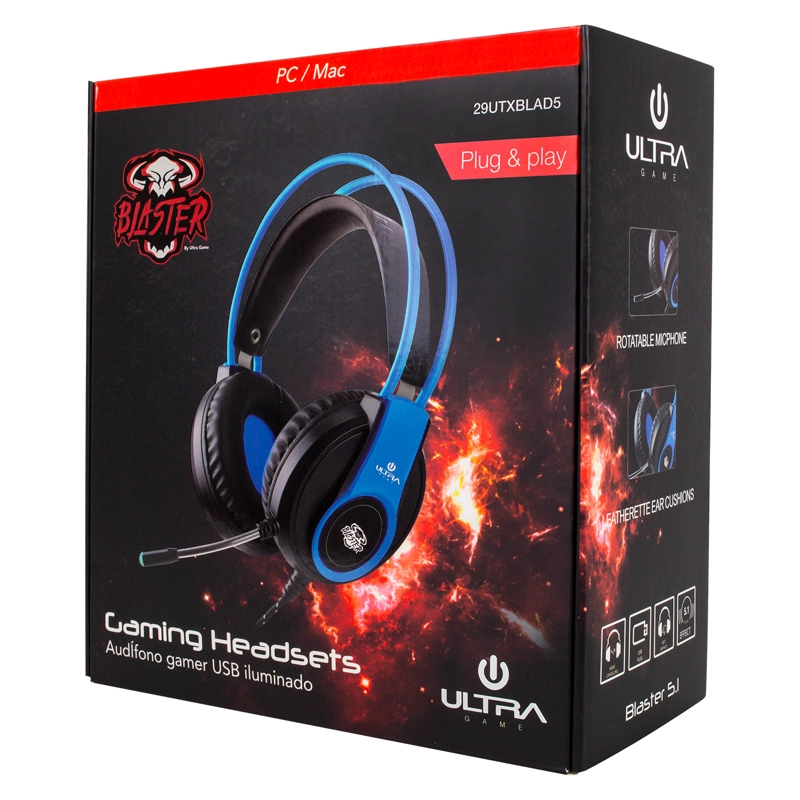 AUDIFONO GAMER BLAD 5 ULTRA OPEN BOX - 4