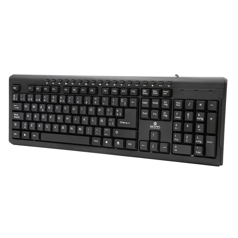 TECLADO MULTIMEDIA ULTRA USB OPEN BOX - 5