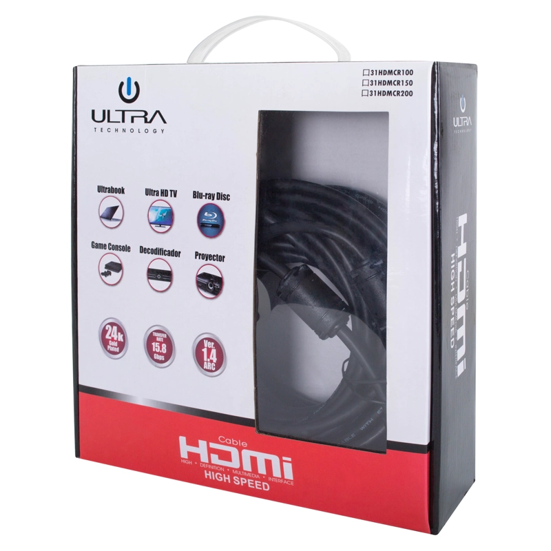 CABLE HDMI 15MTS V1.4 ULTRA CR150 OPEN BOX - 2