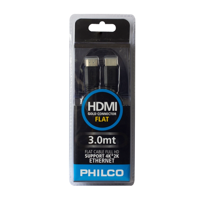 CABLE HDMI PLANO 4K BL308 3 M NEGRO OPEN BOX - 3