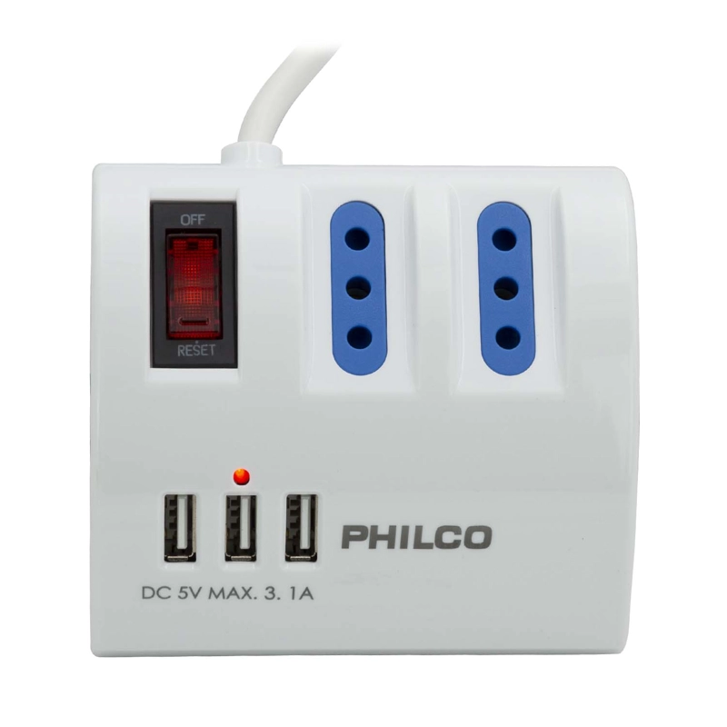 EXTENSION USB 3 POS 2043B PHILCO OPEN BOX - 4
