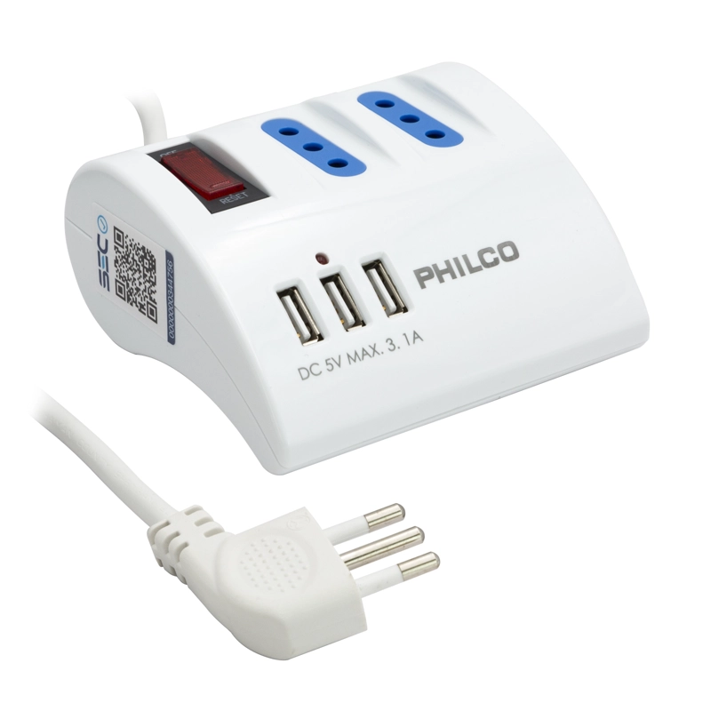 EXTENSION USB 3 POS 2043B PHILCO OPEN BOX - 6