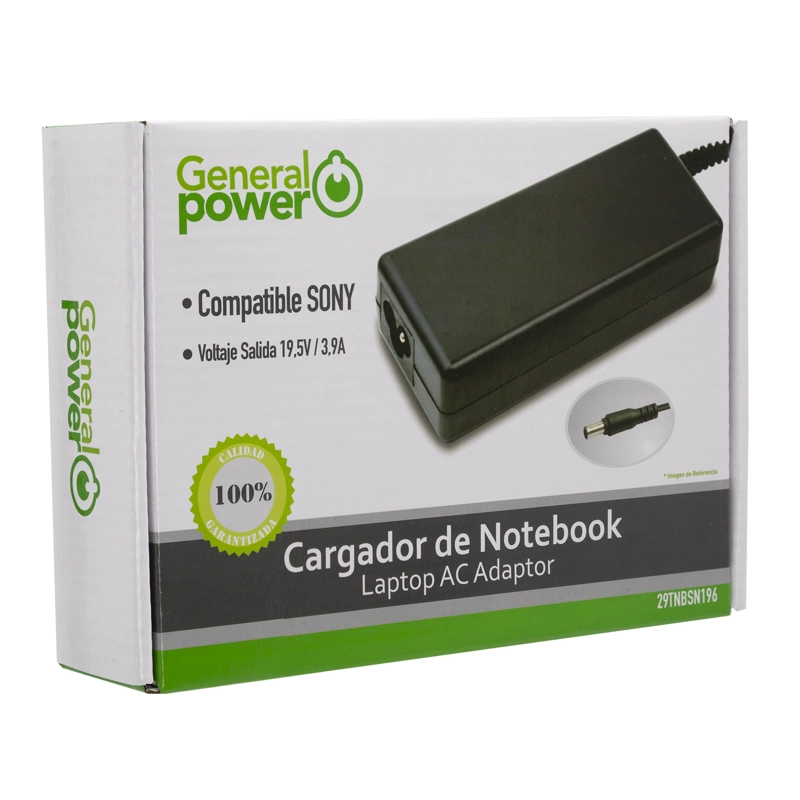 CARGADOR NOTEBOOK COMPATIBLE CON SONY 19.5V OPEN BOX - 1