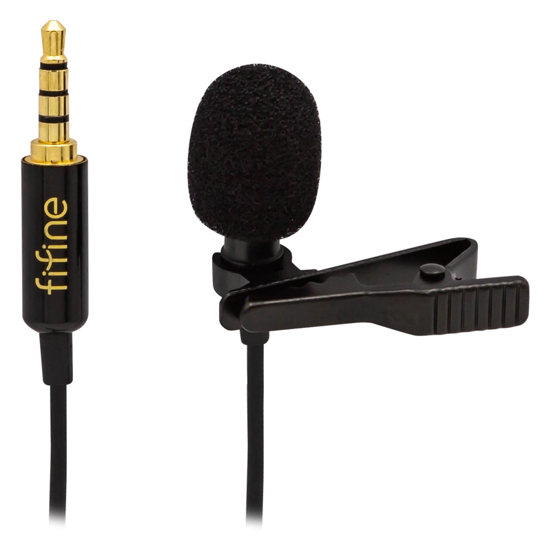 MICROFONO LAVALIER IPHONE/ANDROID FIFINE C2 OPEN BOX - 2