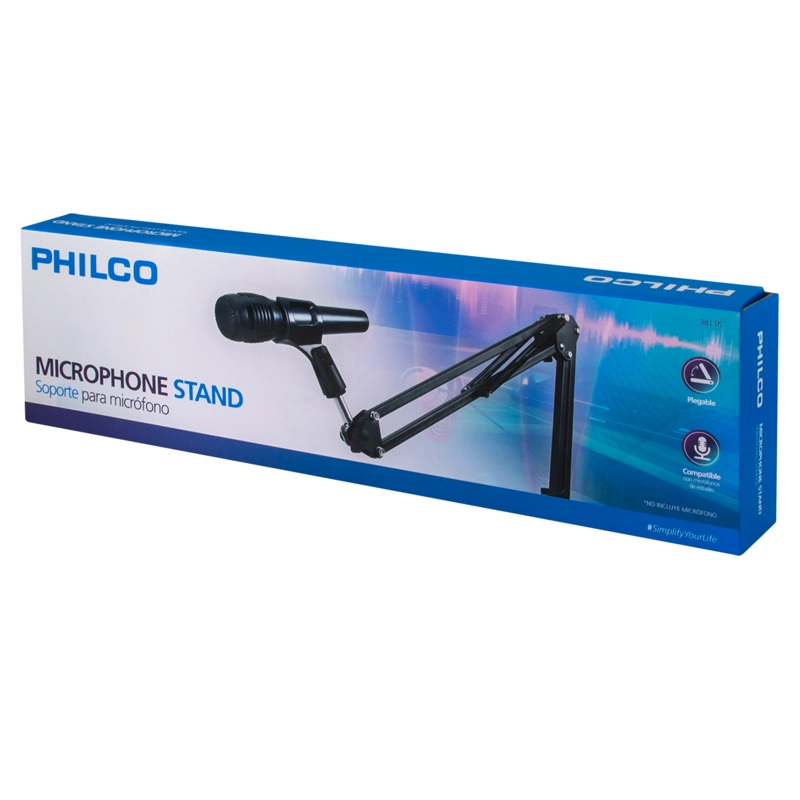 STAND METALICO PARA MICROFONO OPEN BOX - 1