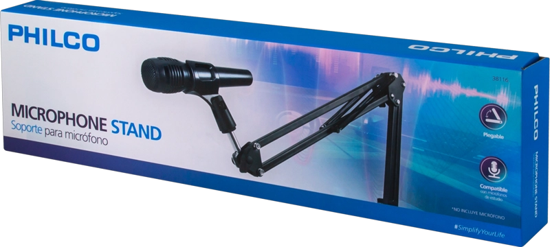 STAND METALICO PARA MICROFONO OPEN BOX - 2