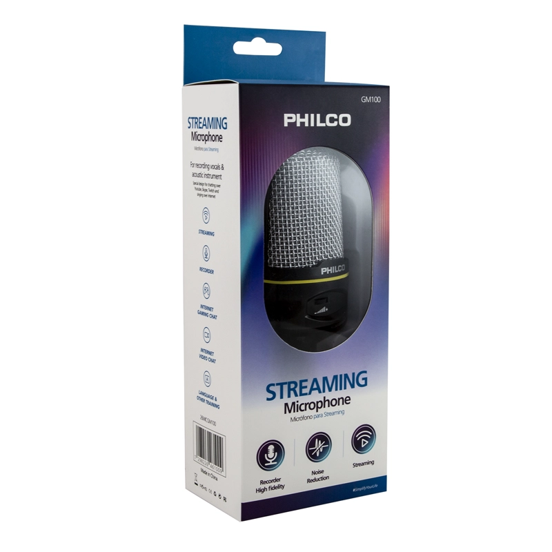 MICROFONO CONDENSADOR GAMER/STREAMER C/TRIPODE OPEN BOX - 1