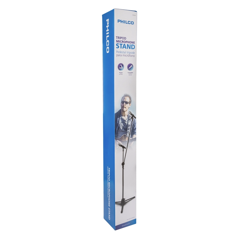 ATRIL DE MICROFONO C/BOOM METALICO OPEN BOX - 2