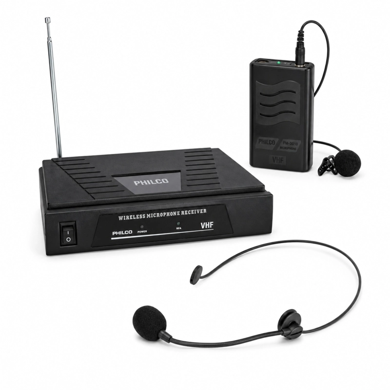 MICROFONO INALAM. 2 EN 1 CINTILLO/SOLAPA VHF OPEN BOX - 2